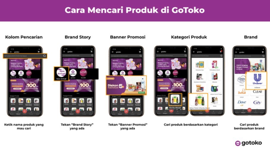 Cara Mencari Produk di GoToko (Play Store)